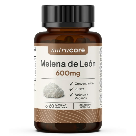 Melena de Leon 600mg 60 Capsulas NutraCore