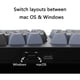 thumbnail image 5 of Teclado mecánico Keychron Q8 con cable, 65%, diseño Alice, 5 of 6