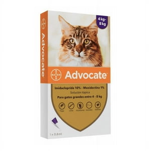 Bayer - Advocate Para Gatos De 4 A 8 Kg.