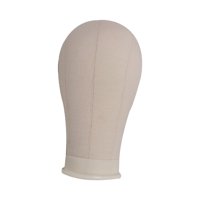 Magideal - Cabeza De Maniquí Para Peluca, Cabeza De Peluca De Lona, Soporte De Exhibición De Peluca, Cabeza De Peluca De Lona Para Exhibición De Accesorios De Be 23 Pulgadas