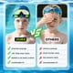 thumbnail image 4 of Gafas de natación CMBJJU Kid con tapones para los oídos, antivaho y UV, de 4 a 12 años, paquete de 3, 4 of 7
