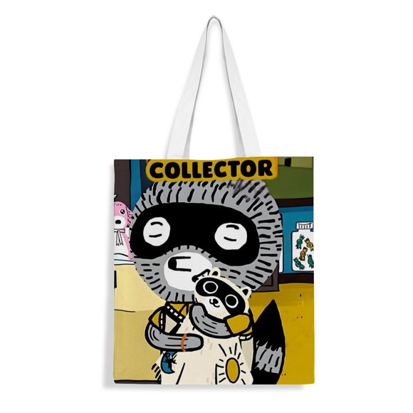 Cartera Carl The Collector Estampado Lienzo 35x40 cm