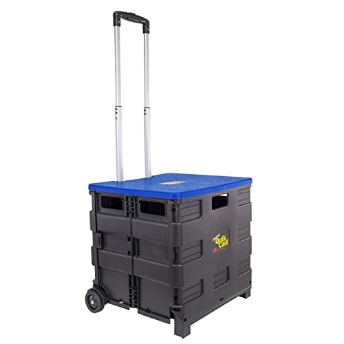 Gorra plegable de 36 kg con tapa rápida de Rolling Crate Adbest products.