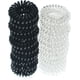 thumbnail image 1 of Juego de 20 espirales para el cabello transparentes y negros, aros para el cabello, gomas elásticas antiarrugas para sujetar colas de caballo, accesorios para niñas y mujeres, paquete de 10/color, 1 of 4