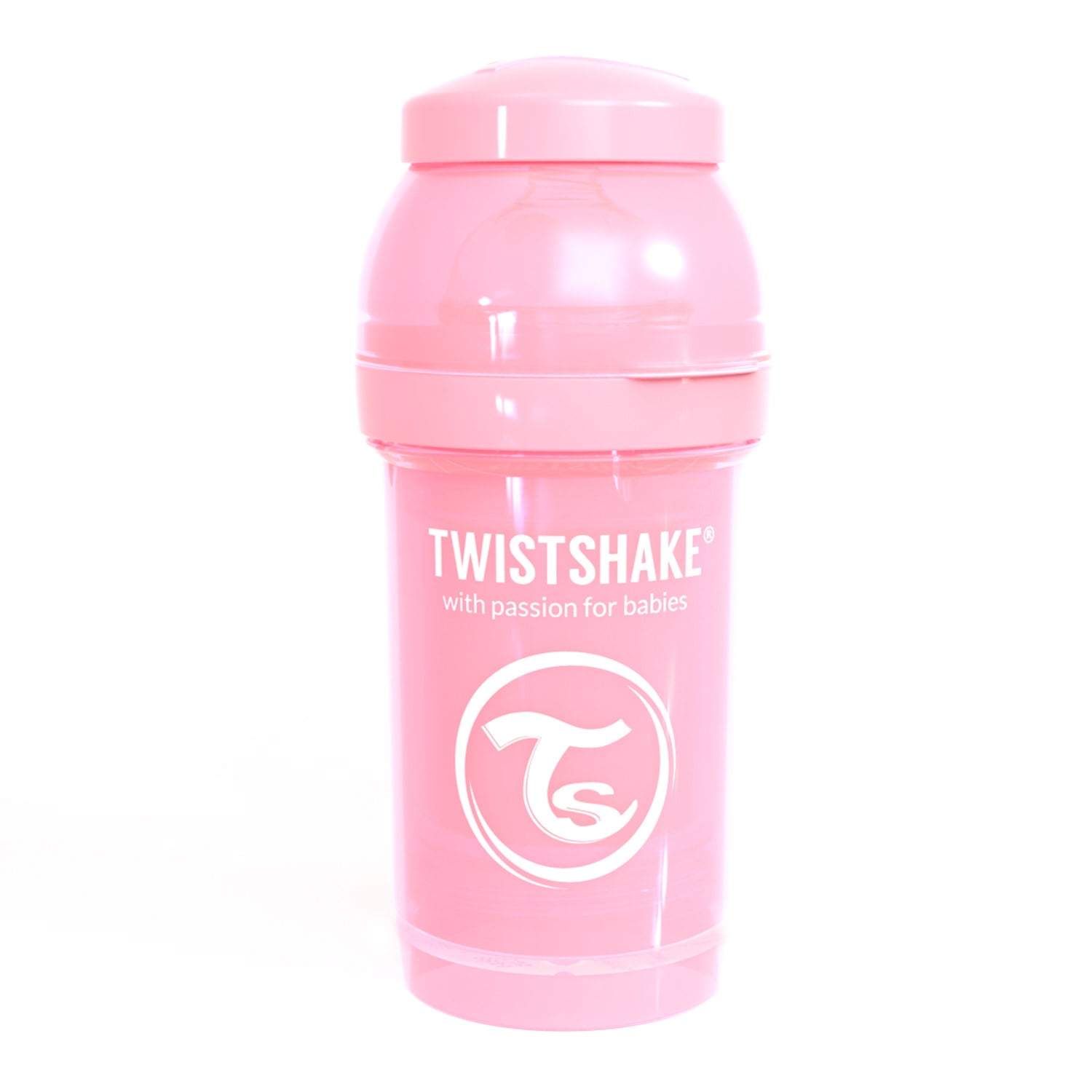 Twistshake - Biberón Anti Colic 180ml Rosa