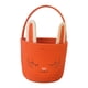 thumbnail image 5 of Cesta De Pascua Tejida Con Orejas De Conejo, Organizador De Almacenamiento Para Niños, Niñas Y Niños, Color Naranja, 5 of 5