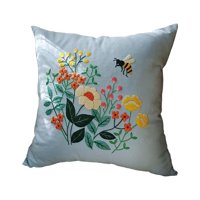 Magideal - Kit De Fundas De Almohada Bordadas Artesanía De Bricolaje Con Patrón Decoración Para El Hogar Kit De Funda De Almohada De Costura Hecha A Mano Kits De , Estilo B