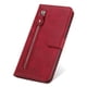 thumbnail image 3 of Funda con Cremallera para Samsung Galaxy S21 Ultra 5G, Carcasa Cartera de Cuero PU con Soporte y Tarjetero, 3 of 6