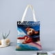 thumbnail image 2 of Underdog Bolso de tela con estampado de lienzo para mujer, bolsa de compras reutilizable y estética, con cremallera interior, regalo para mujer,38*45cm., 2 of 6