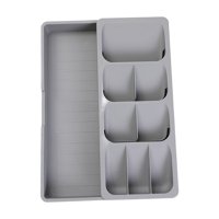 Magideal - Bandeja Para Cubiertos Multifunción Que Ahorra Espacio, Organizador De Vajilla, Divisores Múltiples, Bandeja Para Utensilios Para El Hogar Y La Cocina B