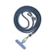 thumbnail image 1 of Cordón De Teléfono Crossbody Safety Tether Tab System Para Senderismo Escalada Ciclismo Gris Azul, 1 of 5