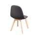thumbnail image 4 of Pack 4 Sillas Eames Capitone Negro Dsw Madera, 4 of 4