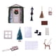 thumbnail image 3 of 1:12 Mini Accesorios de Puerta de Madera Kit de Decoración de Casa Pequeña Accesorios de Decoración de Escena en Miniatura Decoración, 3 of 5