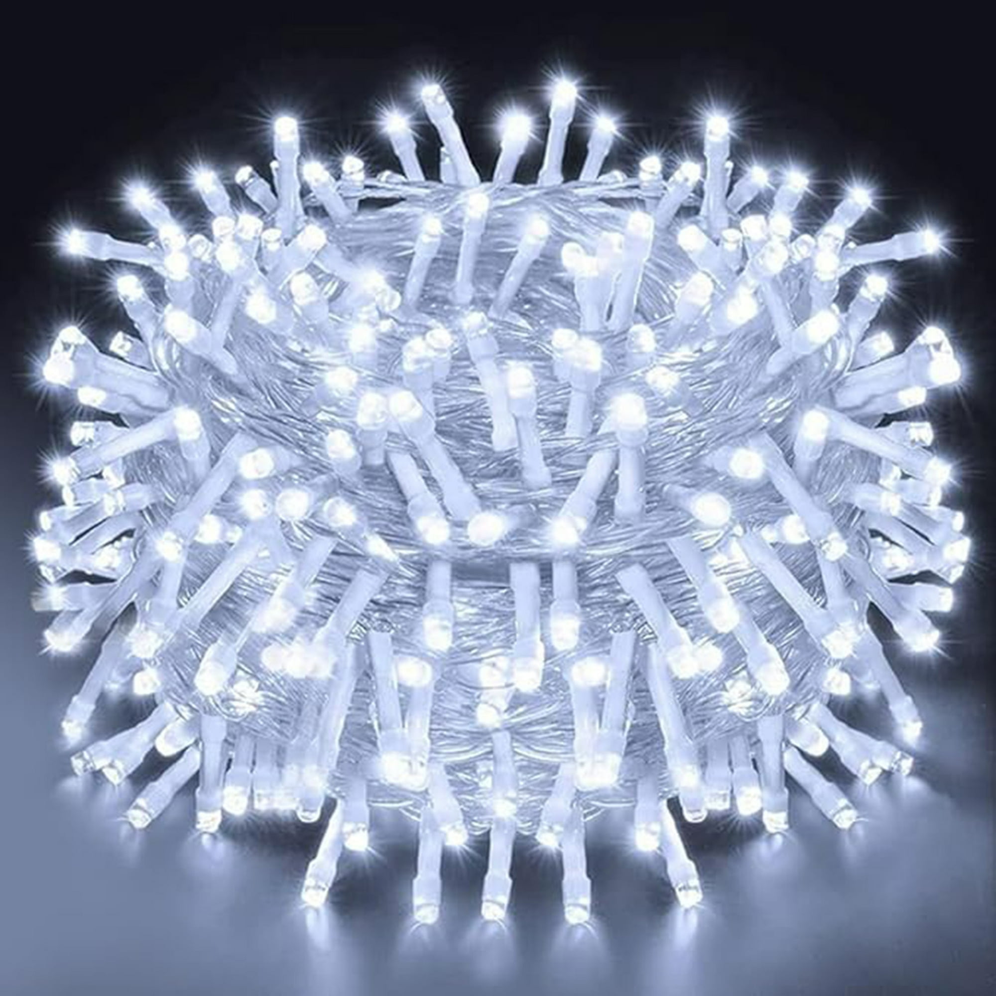 Veat00l - Luces Led De 10m Con 100 Bombillas Y 8 Modos De Iluminación - Ideal Para Interiores, Navidad, Fiestas Y Decoración De Patio - Añade Un Ambiente Festivo