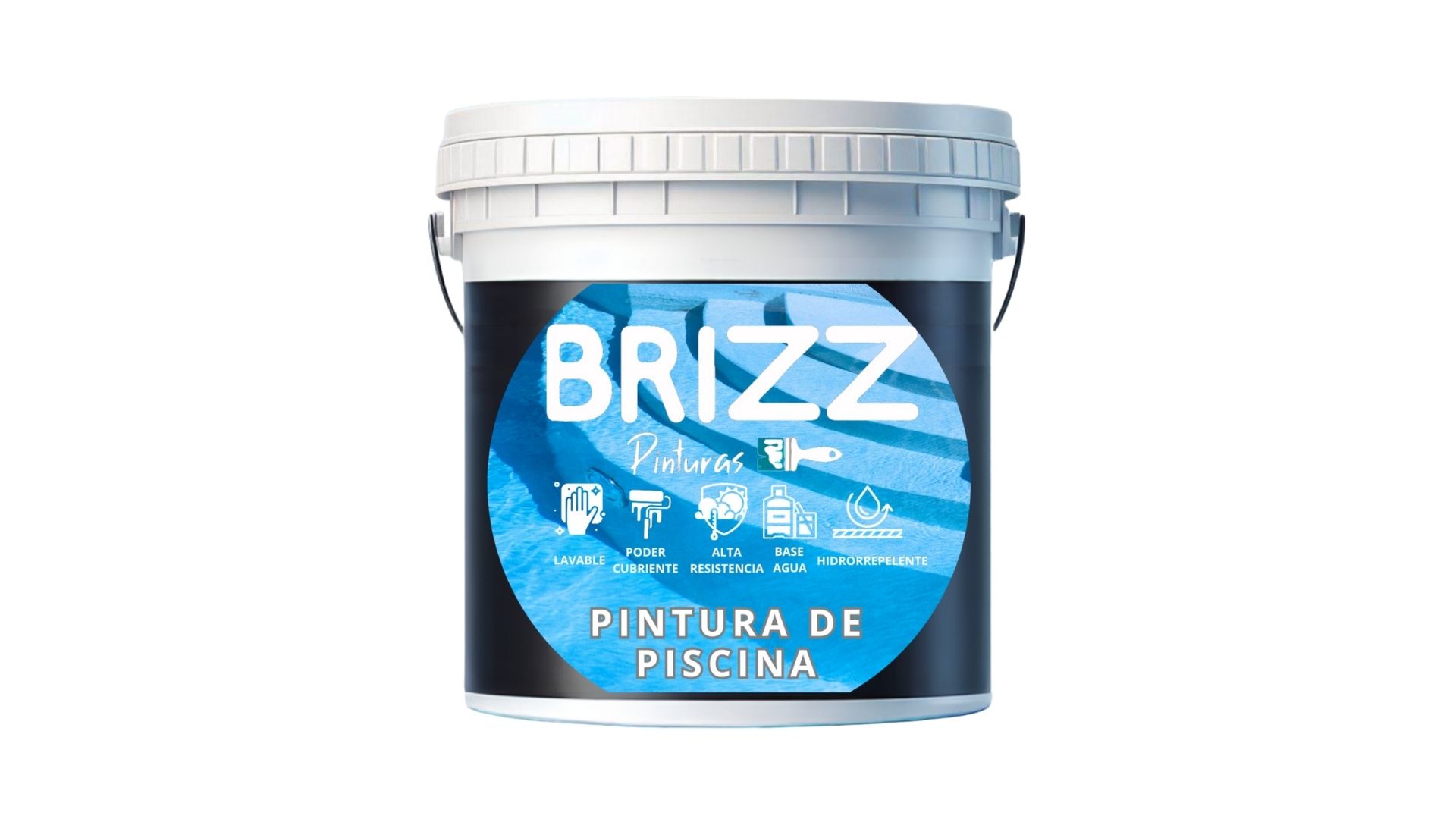 Baum - Pintura Para Piscina “Blanco ” (Tineta 16 L) Brizz