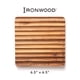 thumbnail image 4 of Posavasos Ironwood Gourmet 17 cm de madera de acacia – paquete de 2, 4 of 4