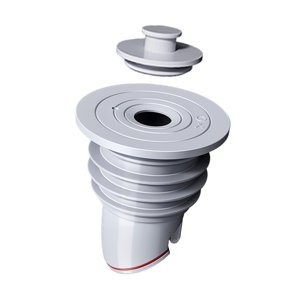 Magideal - Tapón De Sellado De Tubería De Drenaje, Tapón De Drenaje De Suelo Antiolor, Cubierta Práctica De Sellado De Tubería De Alcantarillado Para Lavabo, Lav 77 X 89 Mm