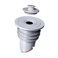 Magideal - Tapón De Sellado De Tubería De Drenaje, Tapón De Drenaje De Suelo Antiolor, Cubierta Práctica De Sellado De Tubería De Alcantarillado Para Lavabo, Lav 77 X 89 Mm