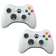 thumbnail image 1 of Pack 2 Joystick Control Blanco Para Xbox 360 Pc Windows Con Cable, 1 of 7