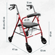 thumbnail image 1 of Andador Con Asiento Frenos Manuales Y Estructura Plegable, 1 of 4