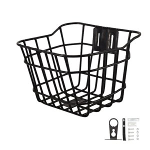 Ioensy - Cesta De Bicicleta Para Niños Cesta De Manillar Frontal Multifunción Para Niños Niñas Al Aire Libre 15 Cm X 9,5 Cm X 23 Cm