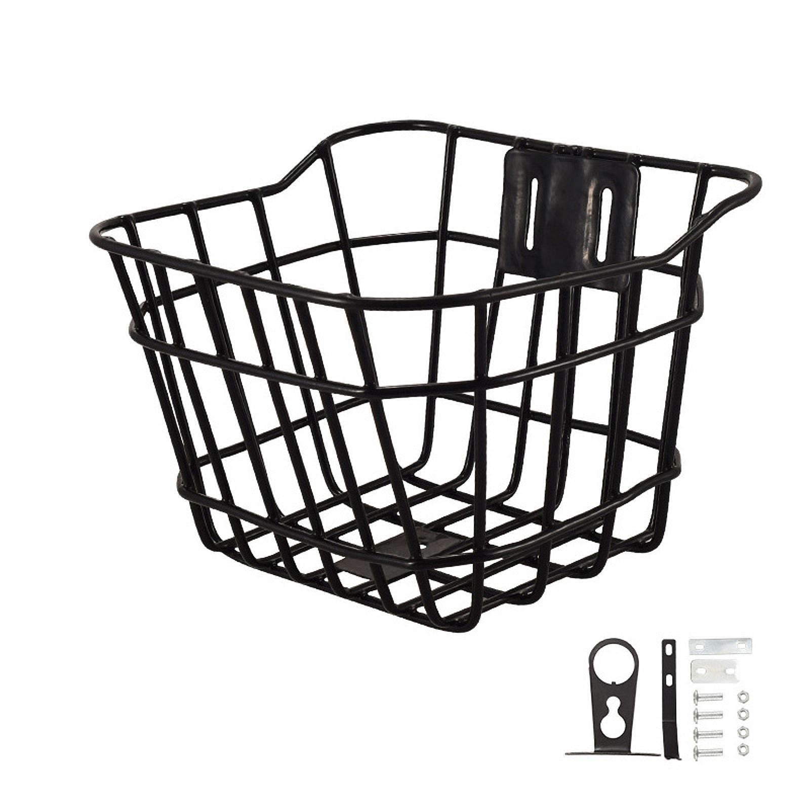 Ioensy - Cesta De Bicicleta Para Niños Cesta De Manillar Frontal Multifunción Para Niños Niñas Al Aire Libre 15 Cm X 9,5 Cm X 23 Cm