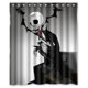 thumbnail image 1 of Cortina de ducha con imagen de Jack Skellington, juego de cortina de baño con ganchos, tamaño 60 x 72 pulgadas, 1 of 3