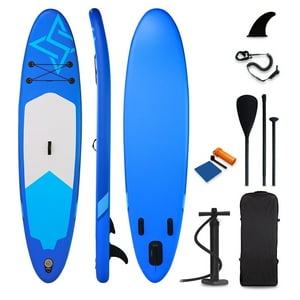 Basko Fitness - Stand Up Paddle Con Inflador Y Remo Azul
