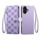 thumbnail image 1 of Funda Billetera con Cierre para [iphone 16] con Tarjetero, Soporte y Correa de ManoMorado, 1 of 5