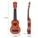 thumbnail image 5 of Ukelele de juguete YEZI, instrumento musical clásico para niños, color marrón, 5 of 7