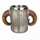 thumbnail image 2 of Tazón Taza De Cráneo Vikingo Tazón Cerveza Acero Inoxidable, 2 of 2