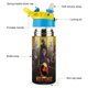 thumbnail image 3 of Mortal Kombat Botella de Agua con Tapa Pop Top de Un Toque, Acero Inoxidable, a Prueba de Fugas, para Deportes, Botella Infantil azul 12 oz, 3 of 6