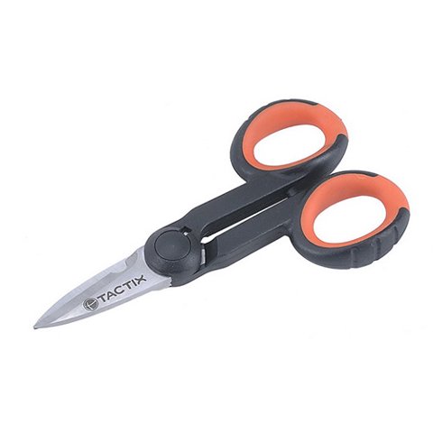 Tactix - Tijera De Acero Inoxidable Con Hoja Dentada 140 Mm