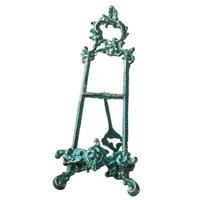 Magideal - Soporte De Exhibición De Hierro Para Platos Decorativos Libros Y Fotos Caballete Metálico Con Diseño Estable Y Moderno Adecuado Para El Hogar Oficina S