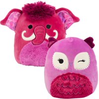 Juguete De Peluche Squishmallows Morado 25 Cm Paquete De 2 Para Niños