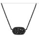 thumbnail image 1 of Pulsera Kendra Scott Elaina Cadena Ovalada Drusy Negro Gunmetal, 1 of 2