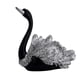 thumbnail image 3 of Estatuilla De Cisne Negro, Adorno Artesanal Moderno Para Oficina, Centro De Mesa, Sala De Estar, Cabeza Elevada, 3 of 3