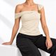 thumbnail image 2 of Polera Tendencia Basica Mujer Poliester S/M L/XL Beige, 2 of 8