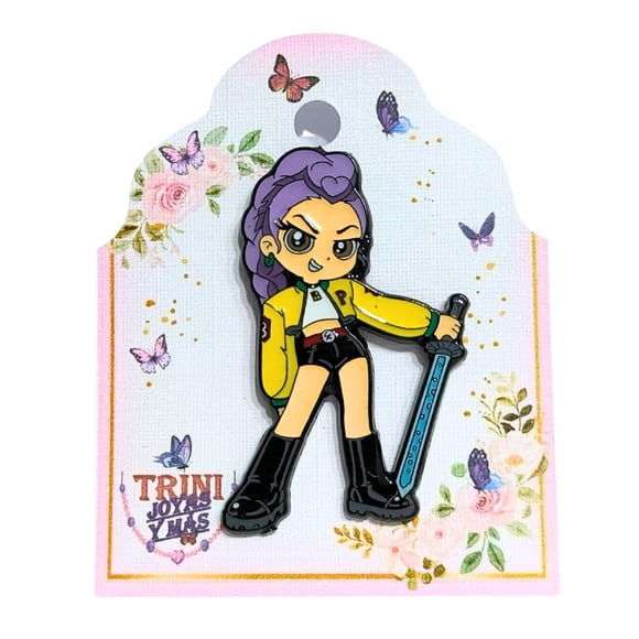 Pin Broche De Rumi con Espada, Demon Hunters, Huntrix