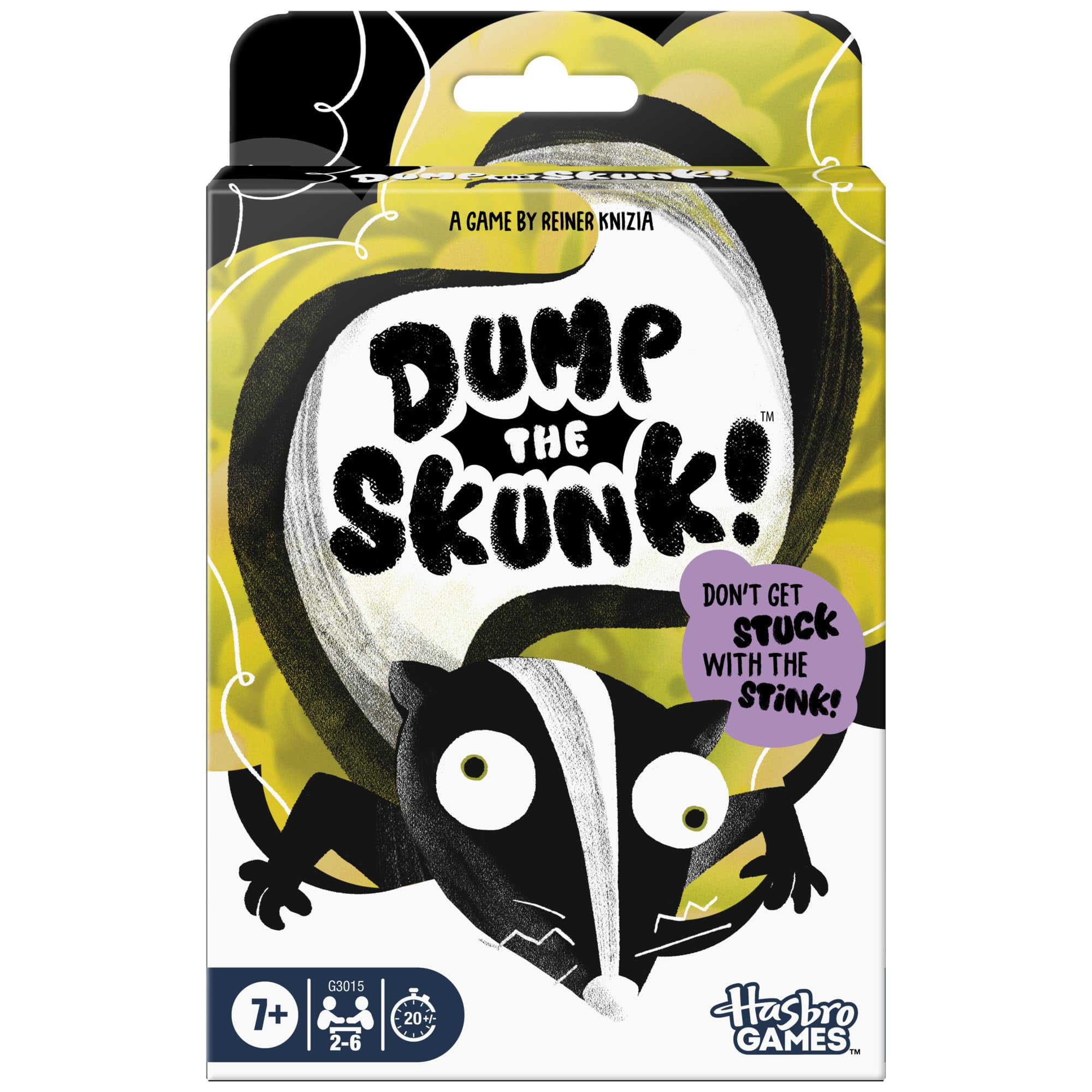 Juego De Cartas Hasbro Gaming Dump The Skunk! Familia: Más De 7 Años