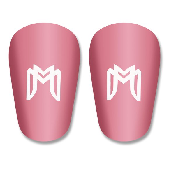 Espinilleras Mini MediCaptain 10 x 6 cm Rosa para Fútbol