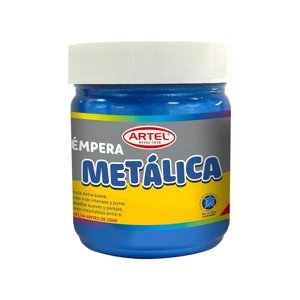 Frasco Tempera Metálica 100Ml. Artel Azul