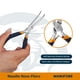 thumbnail image 3 of Alicates MANUFORE 15 cm Juego de 2 Piezas (Recto y Curvo 45°), 3 of 7