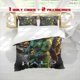 thumbnail image 1 of 3pcs Halo Print Bedding Set: Soft Duvet Cover and 2 Pillowcases Ideal for All Seasons Perfect, 1 of 5
