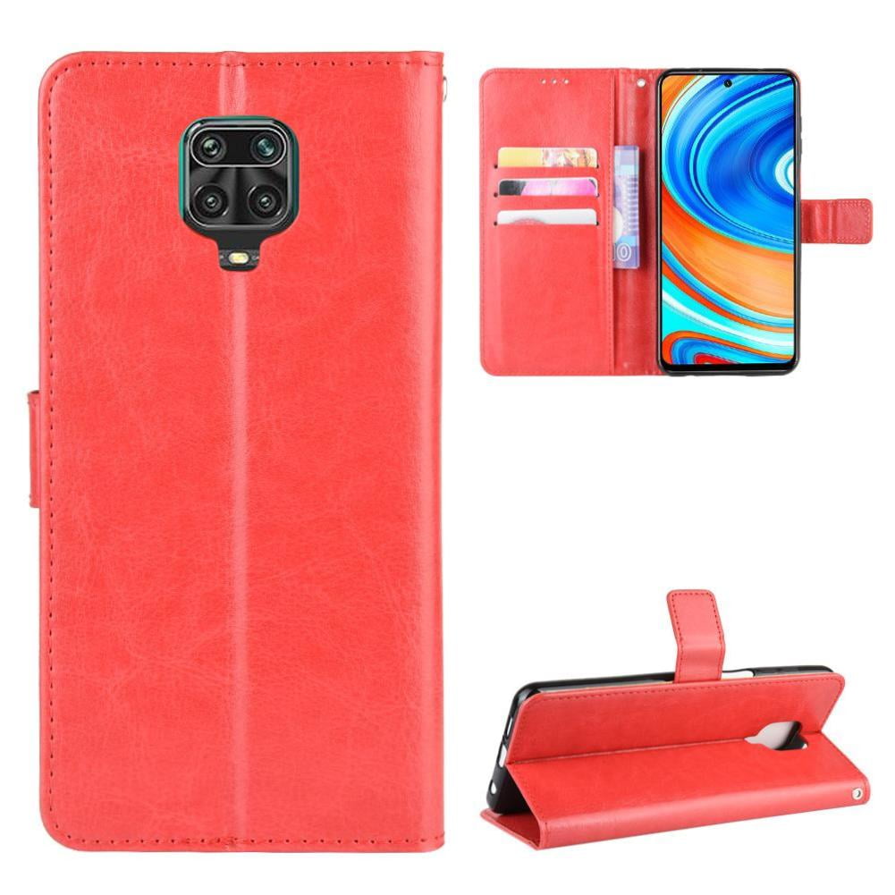 Foxdock - Funda Tipo Libro Para Xiaomi Redmi Note 9s/9 Pro, Cartera Todo‑en‑uno, Funda Multifuncional Con Tarjetero Y Correa De Muñeca Desmontable