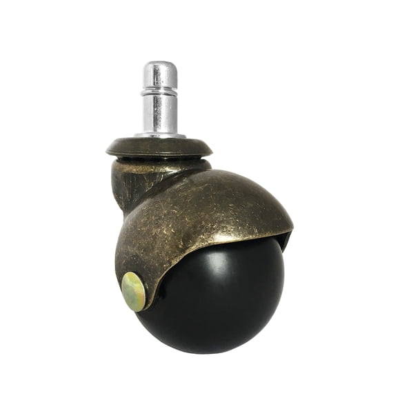 Ruedas giratorias de latón de 50 mm – Pack de 5