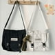 thumbnail image 3 of Upgrade Your Preppy Style with Our Trendy Shoulderbag - Perfect for Students! Featuring a Cute Cartoon Decor and Spacious Interior with Plastic Buckle and Zipper Closure., 3 of 4