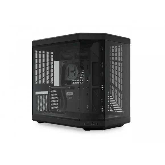 Gabinete HYTE Y70 Black ATX — con Riser PCIe 4.0 — Panorámico — No incluye LCD
