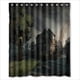 thumbnail image 1 of Cortina de ducha con ganchos, diseño moderno y moderno de The Walking Dead, con estampado vintage, ideal para baño, 60 x 72 pulgadas., 1 of 3