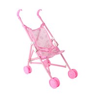 Magideal - Cochecito De Bebé Para Muñecas, Juguete De Simulación, Accesorios Plegables, Juguete Interactivo Portátil, Cochecito De Muñecas Para Niñas De 3 Años